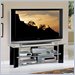 Bello Versatile LCD/Plasma Glass TV Stand in Black Finish