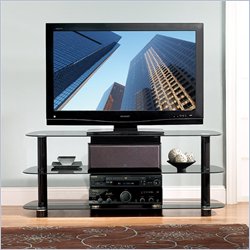 Bello High Gloss Black Flat Panel Audio Video System