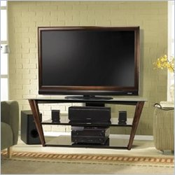Bello Powder Coated Steel and Wood Audio Video System