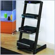 ADD TO YOUR SET: Bello 4 Shelf Audio Tower in Black