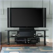 Bello Versatile 3 Shelf Glass TV Stand