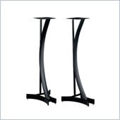 Bello 30 Inch Black Metal Speaker Stands