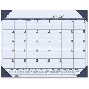 House of Doolittle EcoTones 124640 Desk Pad Calendar