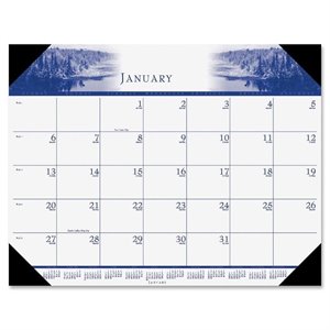 House of Doolittle One-Color Photo Desk Pad Calendar