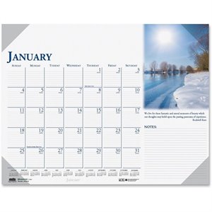 House of Doolittle Earthscapes Desk Pad Calendar