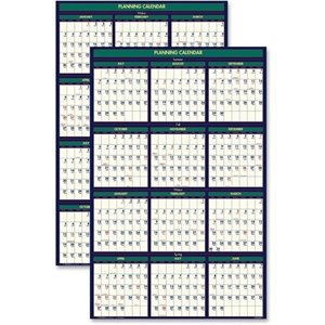 House of Doolittle Four Seasons Reversible Poster Style Wall Calendar