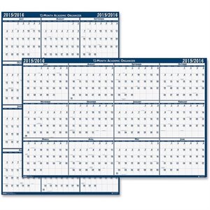 House of Doolittle 3965 Academic Wall Planner