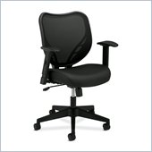 Basyx VL551VB10 Mesh Mid Back Management Chair