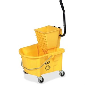 Genuine Joe Splash Guard Mop Bucket/Wringer