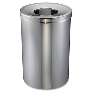 Genuine Joe Open Mouth Waste Receptacle
