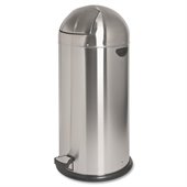 Genuine Joe Round-Top Pedal Receptacle Bin