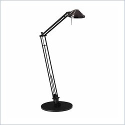 Ledu Round Table Base Swing Arm Desk Lamp LEDL460BK