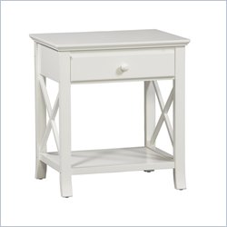 Linon Warwick White End Table