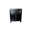 ADD TO YOUR SET: Linon Anna Storage End Table in Distressed Antique Black