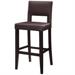 Linon Vega 30" Dark Espresso Bar Stool
