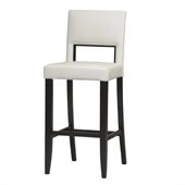 Linon Vega 30 High White Bar Stool