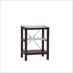 Linon Espresso Printer Stand