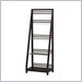 Linon Espresso Slanted Ladder Bookcase