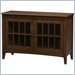 Linon Mission 2 Glass Door Wide TV / Console Cabinet