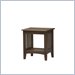 Linon Mission Brown Solid Wood End Table