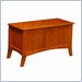 Linon Emily Blanket Chest in Light Cherry