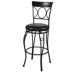 Linon Circles 24 Inch Counter Stool