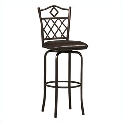 Linon Diamonds 24 High Counter Stool