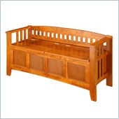 Linon Storage Bench Short Split Seat Storage