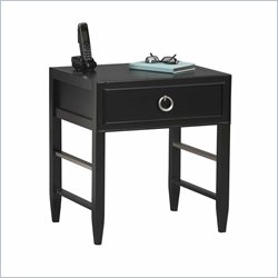 Linon East End Avenue End Table in Black