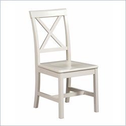 Linon Anna Chair in Antique White