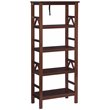 ADD TO YOUR SET: Linon Titian Bookcase in Antique Tobacco