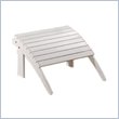 Linon Woodstock Ottoman in White