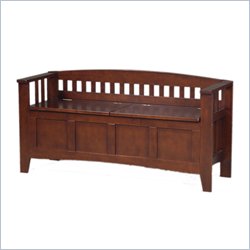 Linon Short Back Storage Bench
