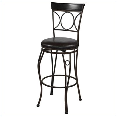 Linon Circles 24 Inch Counter Stool