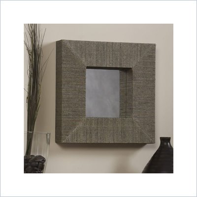Linon Mendong with Black Thread Square Wall Mirror