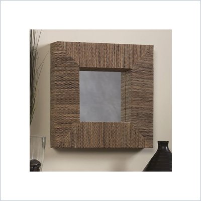 Linon Water Hyacinth Square Wall Mirror
