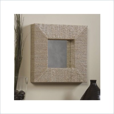 Linon Fragrance Root with Gold Thread Square Mirror