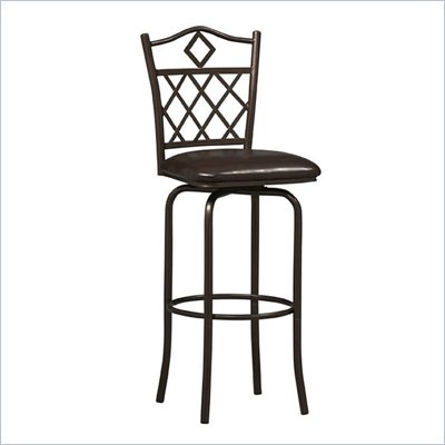 Linon Diamonds 30" High Bar Stool