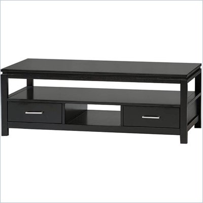Linon Sutton Black Contemporary Coffee Table