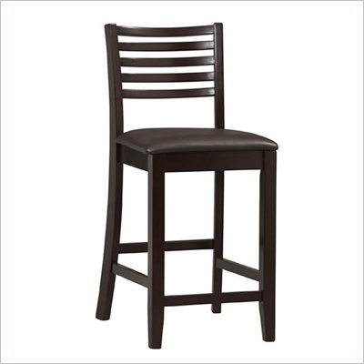 Linon Triena Collection 24" High Ladder Counter Stool