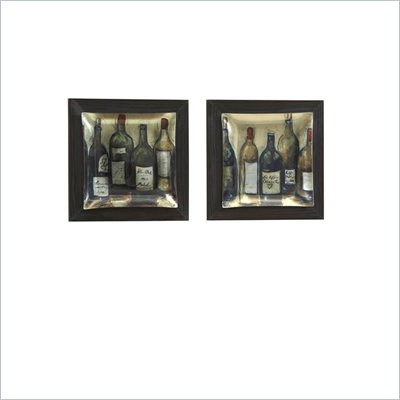 Linon Vetro Di Oro Nicole Etienne Wine Bottles VII & VIII