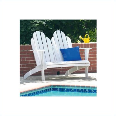 Linon Woodstock Loveseat in White