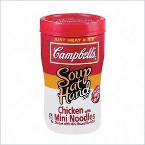 Campbell's Microwavable Soup at Hand