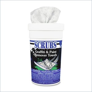 Scrubs Graffiti and Spray Paint Remover Towel
