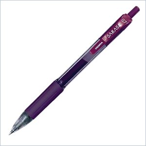 Zebra Pen Sarasa Gel Retractable Pen