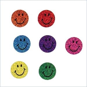Trend Superspots Sparkle Smile Stickers