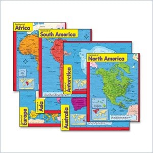 Trend Continents Learning Chart