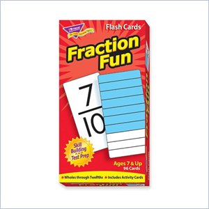 Trend Fraction Fun Flash Card