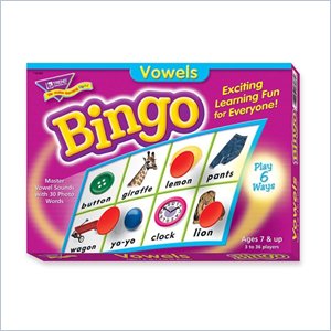 Trend Vowels Bingo Game