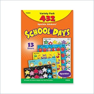 Trend School Days Variety Pack Sparkle Sticker